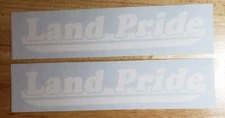 Land Pride Attachments 12” Decals x2 Farm Equipment  Decals Stickers Implement