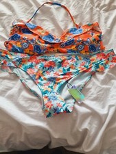 WOMENS NEW accessorise primark BIKINI SET 16 TOP & BOTTOMS SIZE 20 BNWT