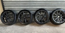 20 Inch Vossen Hf-3 20x9j Front 20x10.5j Rear - With Michelin Tires