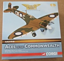 CORGI   AVIATION ARCHIVE SPITFIRE MkVC  No. 1 FIGHTER WING  RAAF  1:144  AA31910