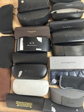 Designer Glasses Cases Mixed Lot Of 27 Hard And Soft Cases
