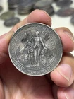 1904 British Hong Kong Trade Dollar Silver Coin Chopmarked