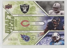 2009 Draft Edition Class Green /350 Chris Johnson Darren McFadden Matt Forte 0dk