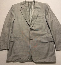 Canali Men?s Blazer 52R Grey 100% Wool Super 120?s Sport Coat