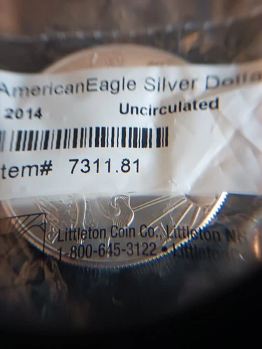 2014 uncirculated american eagle silver dollar