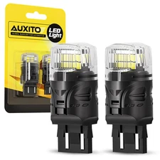 AUXITO 2x 7443 7444 LED Backup Reverse Light Bulb Bright 6500K White BRS Series