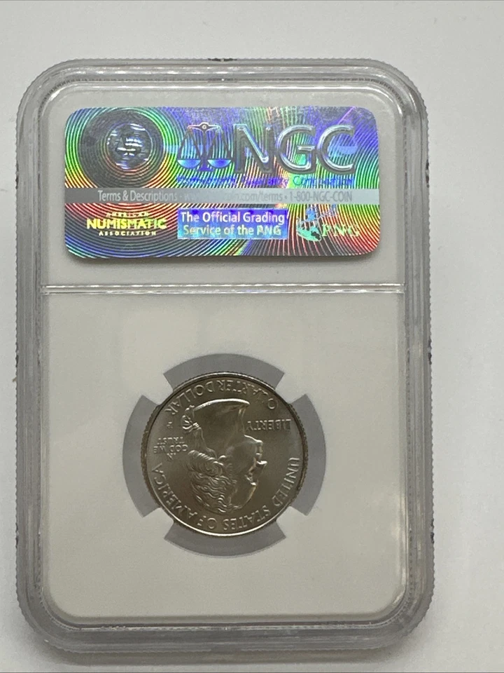 2009-P  CLAD SMS AMERICAN GUAM QUARTER NGC MS68 SR8-10 - Image 3 of 4