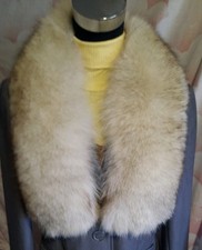 Pelzkragen Stola Blaufuchs ca 95cm lang,l 10,5 cm breit.