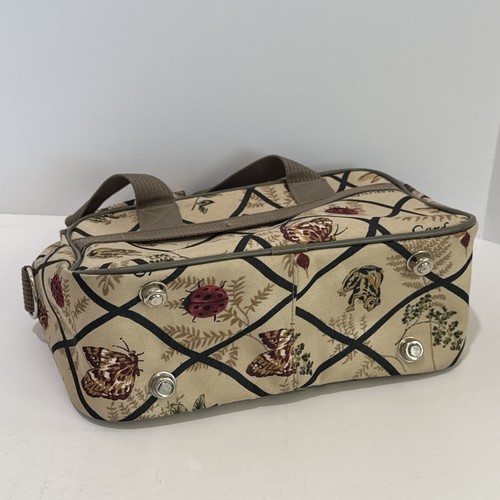 Borsa da viaggio weekender tema natura insetti rane giardino giada colore neutro - Foto 3 di 12
