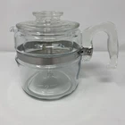 Vintage Pyrex 7754-B Glass Percolator Coffee Pot 4 Cup Flame ware