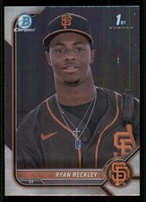 2022 Bowman Chrome Prospects #BCP163 Ryan Reckley