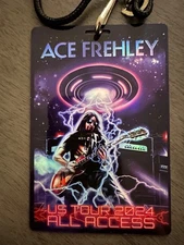 Kiss Ace Frehley 2024 10000 Volts Authentic All Access Pass
