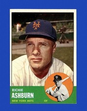 1963 Topps Set-Break #135 Richie Ashburn EX-EXMINT *GMCARDS*