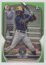 2023 Bowman Prospects Neon Green 69/399 Luis Lara #BP-100 02u3