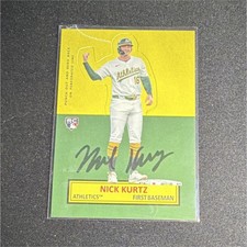 2025 Topps Archives - Nick Kurtz #64SU-25 Stand-Ups (Rookie) Athletics