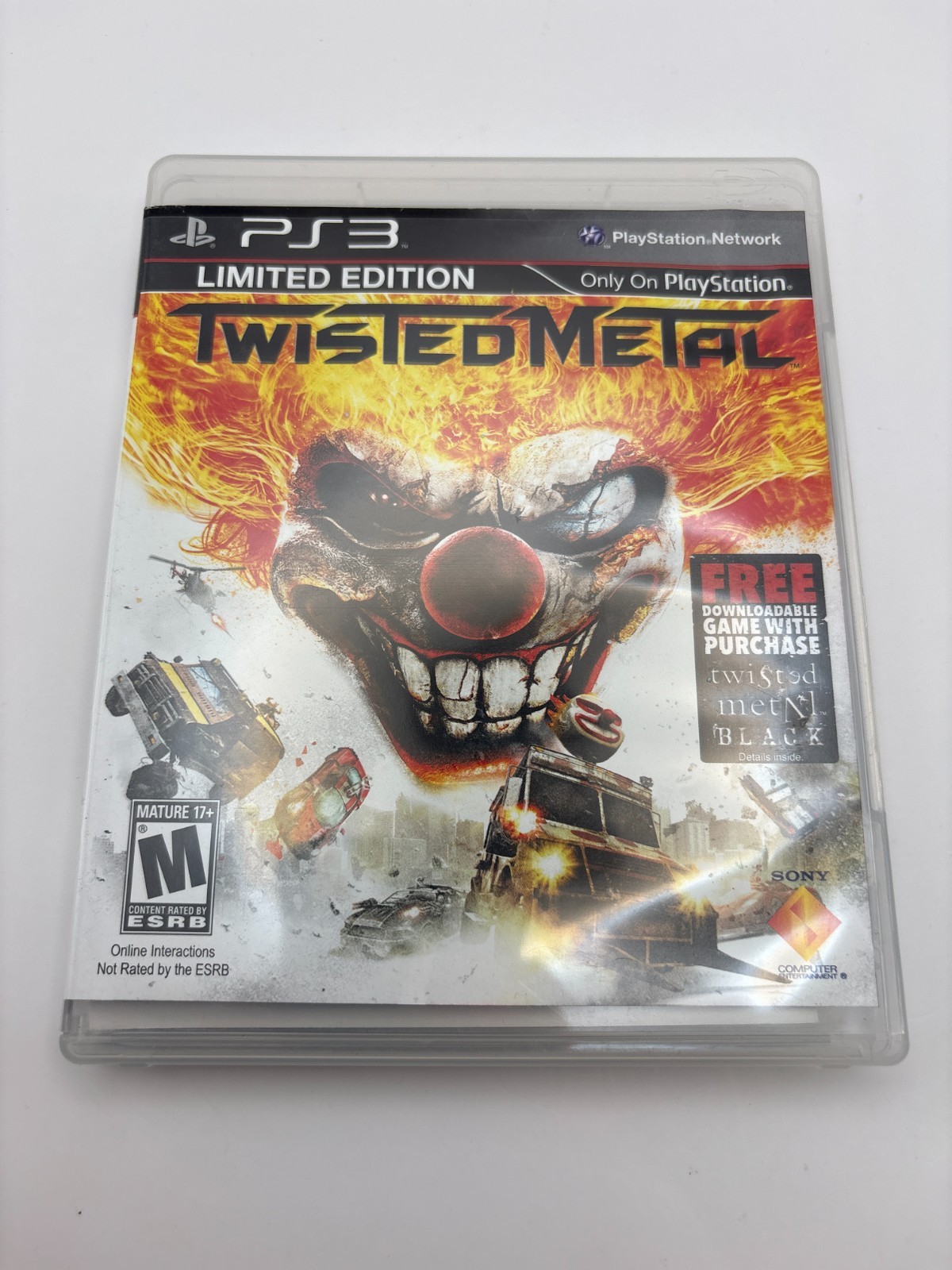 Twisted Metal (Sony Playstation 3, PS3) w/ Manual Tested & Working