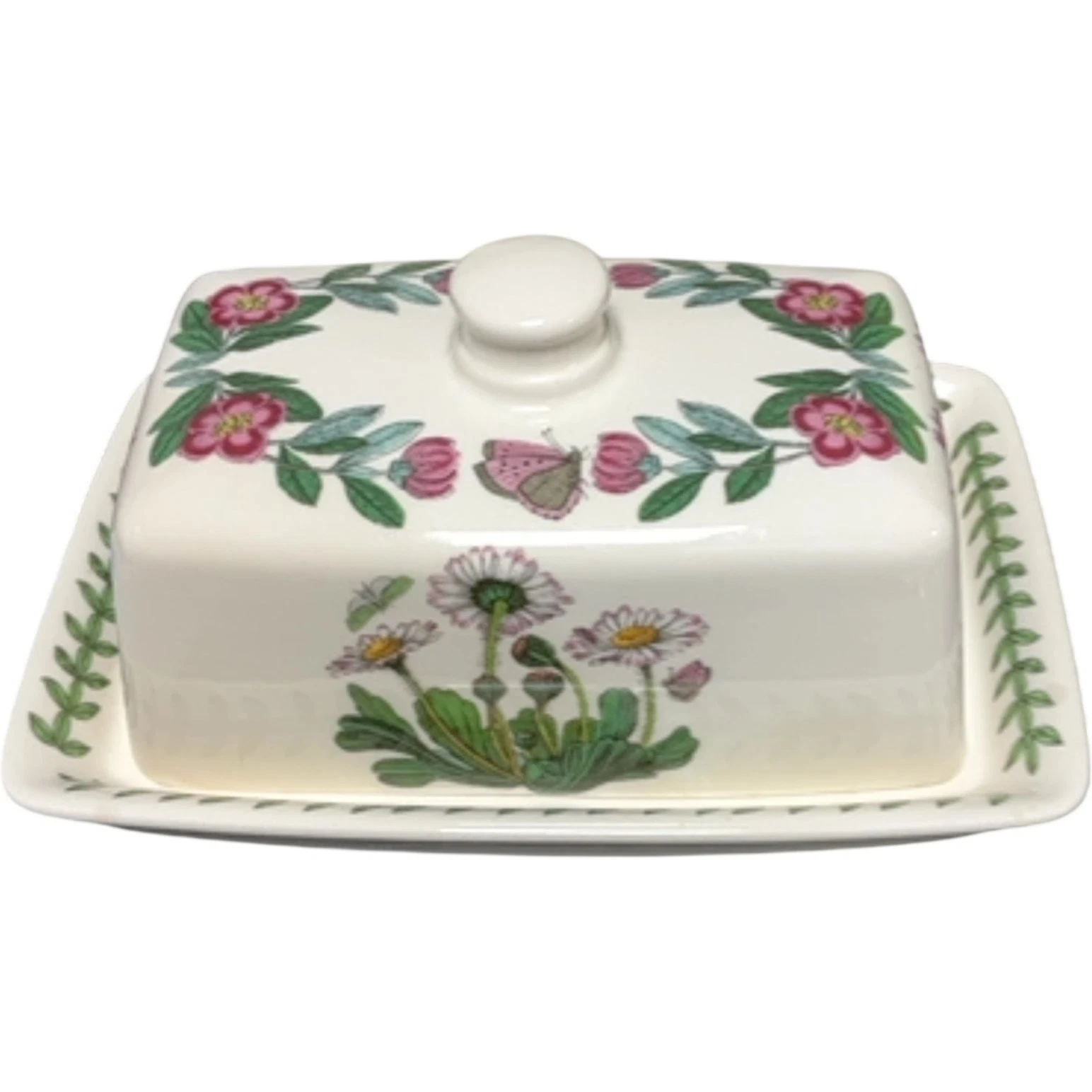 Portmeirion Botanic Garden Covered Butter Dish Floral Design 8185
Opens in a new window or tab