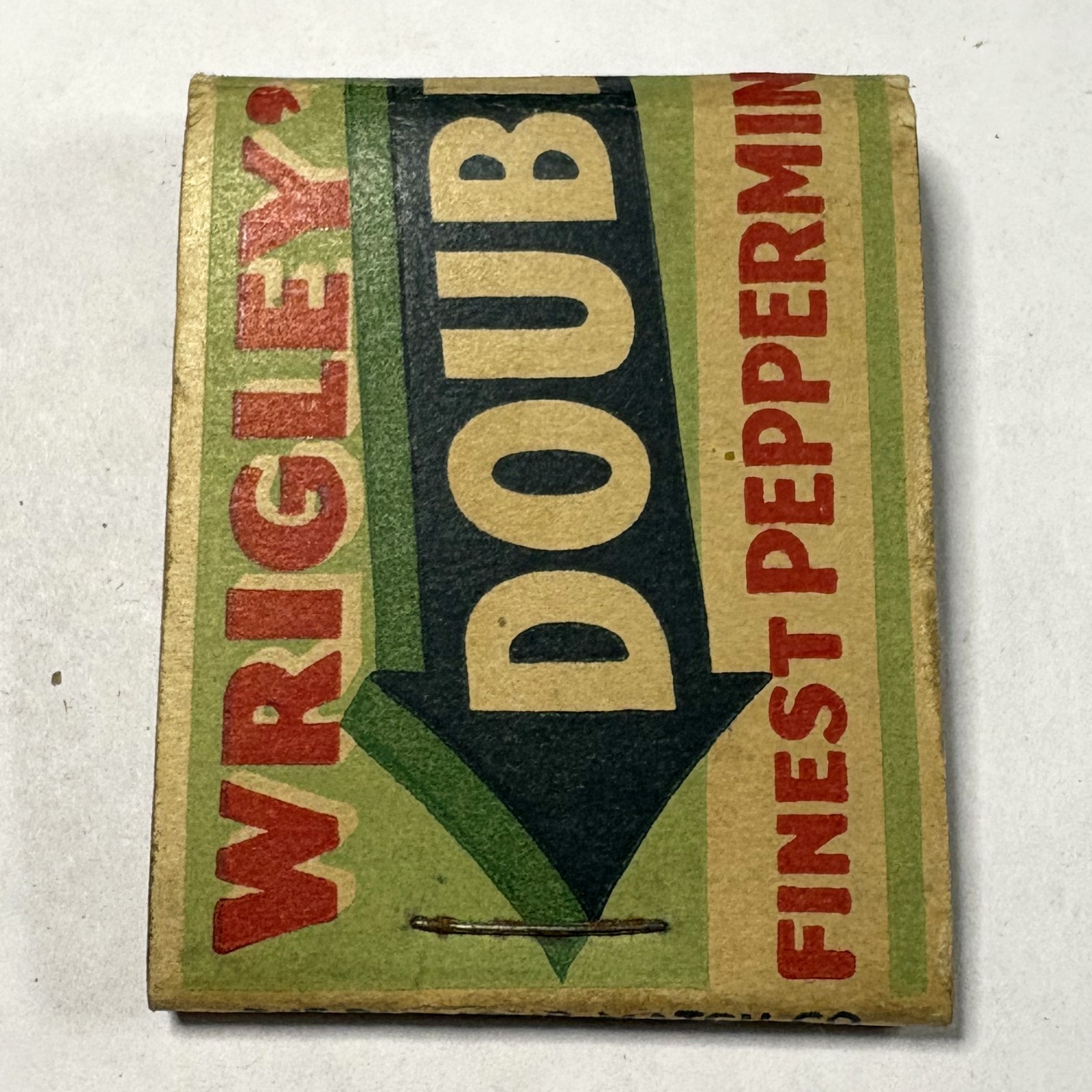 Vintage Matchbook Wrigleys Double Mint Gum Advertising Matchcover