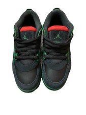 Nike Air Jordan  4 RM Black/Red-Gorge Green GS/ Youth Sneakers. Size 5Y