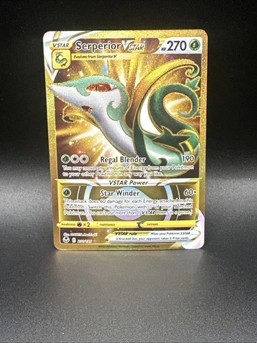 Serperior VSTAR 210/195 Silver Tempest Pokemon Card