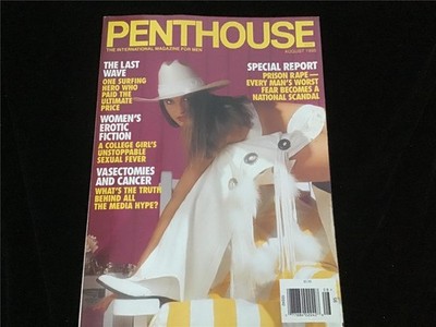 Penthouse Magazine August 1995 Vasectomies and Cancer