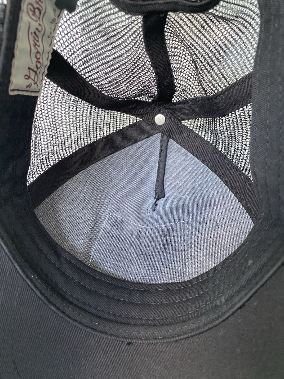 Black Sheep Hat Cap Snap Back Trucker Patch Blk M… - image 8