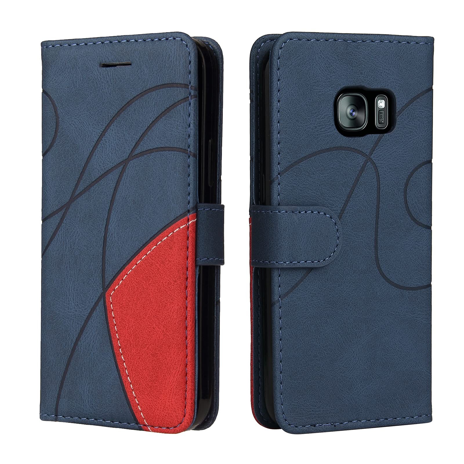 Etui en cuir PU Samsung S7 coque portefeuille housse protection