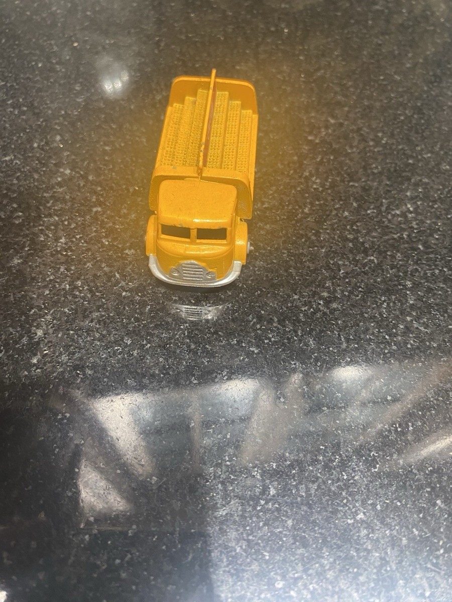 貴重【ジャンク品】マッチボックス Coca-Cola トレーラー 黄色 1957 MOKO LESNEY Matchbox No 37 'Coca Cola Truck' Grey Plastic
