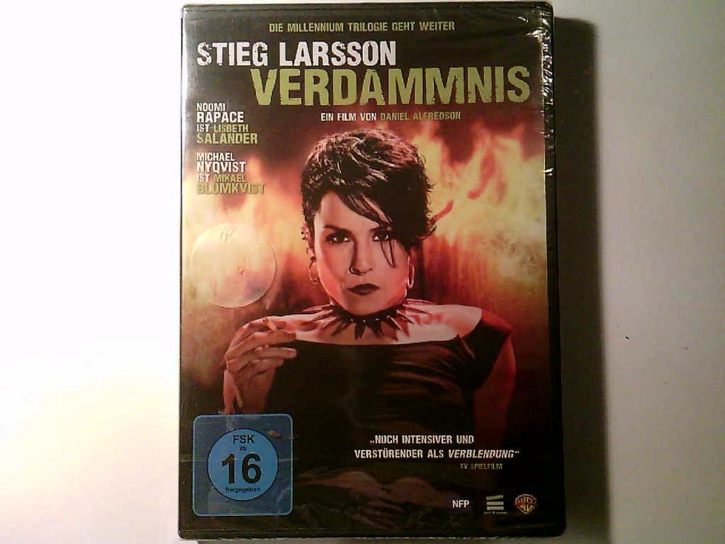 Stieg LARSSON★MILLENNIUM•VERDAMMNIS★DVD★Noomi RAPACE★Michael NYQVIST★SEHR GUT★ - Bild 2