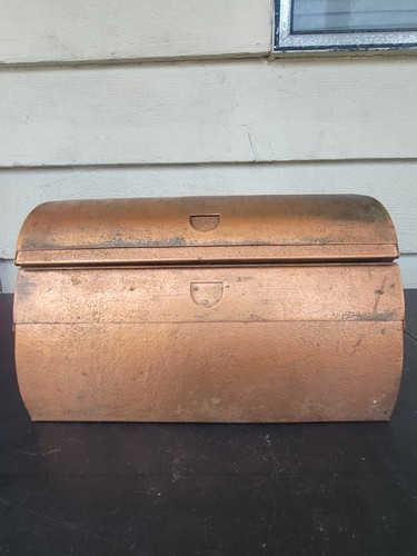 Vintage Copper Wall Table Dispenser Paper Towel Wax Aluminum Foil A.L Brearcliff