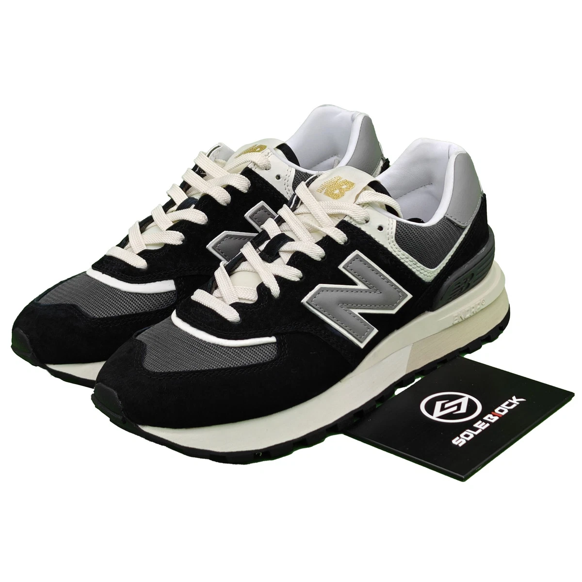 New Balance 574 Black/Marblehead for Sale | Authenticity