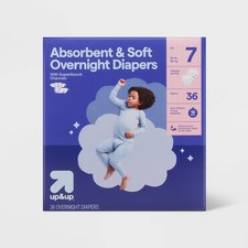 Disposable Overnight Diapers - Size 7 - 36ct - up up