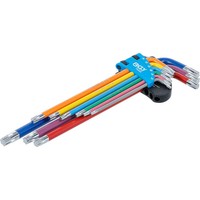 BGS WinkelschlüSsel-Satz Multicolour Extra Lang T-Profil (FüR Torx) T10 - T50 9T