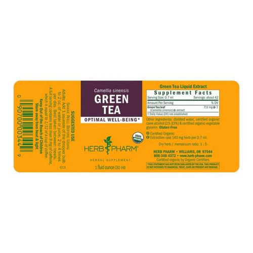 Green Tea Extract 1 Oz  by Herb Pharm