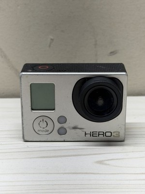 GoPro HERO3 White Edition Action Camera No Back Cover With Battery Untested