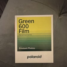 Polaroid 600 Color Instant Film Reclaimed Series Green 8 Photos cold stored
