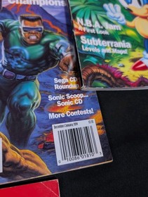 Vtg Lot Of 5 Sega Visions Magazines From 1991 Sonic Eternal Champions Genesis