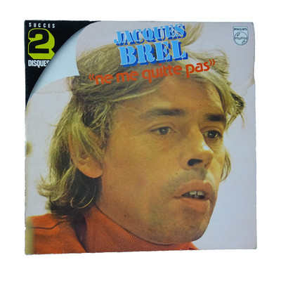 JACQUES BREL ''Ne Me Quitte Pas'' 2LP PHILIPS 6680 259 FRANCE VG+/VG