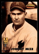 Johnny Mize 1993 Ted Williams Card #145 Rochester Red Wings