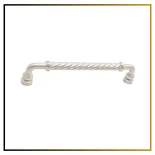 12 in Satin Nickel Pewter Twisted Appliance Pull Handle