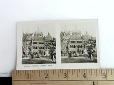 Victoria Terminus Bombay India Stereoview Cavanders Ltd London 1933