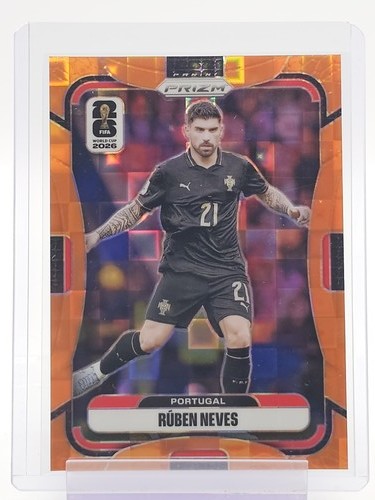 RUBEN NEVES 2026-27 PANINI PRIZM FIFA WORLD CUP ORANGE PANDORA /215 #370 Q7278
