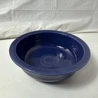 Fiesta Ware Cobalt Blue Serving Bowl 8.5” Homer Laughlin Retired Fiestaware