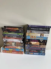 DVD's and VHS Movies Huge Lot of 28 Assorted Movies Tv Series Some New READ