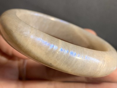 Special Price！Natural Blue Moonstone Crystal Healing Bangle/healing