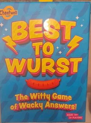 039. Best to Wurst Familie Freunde Partyspiel von Cheatwell Games Neu & Versiegelt