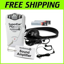 Super Ear Personal Sound Amplifier - 50 dB Hearing Aid for Seniors and Adults 