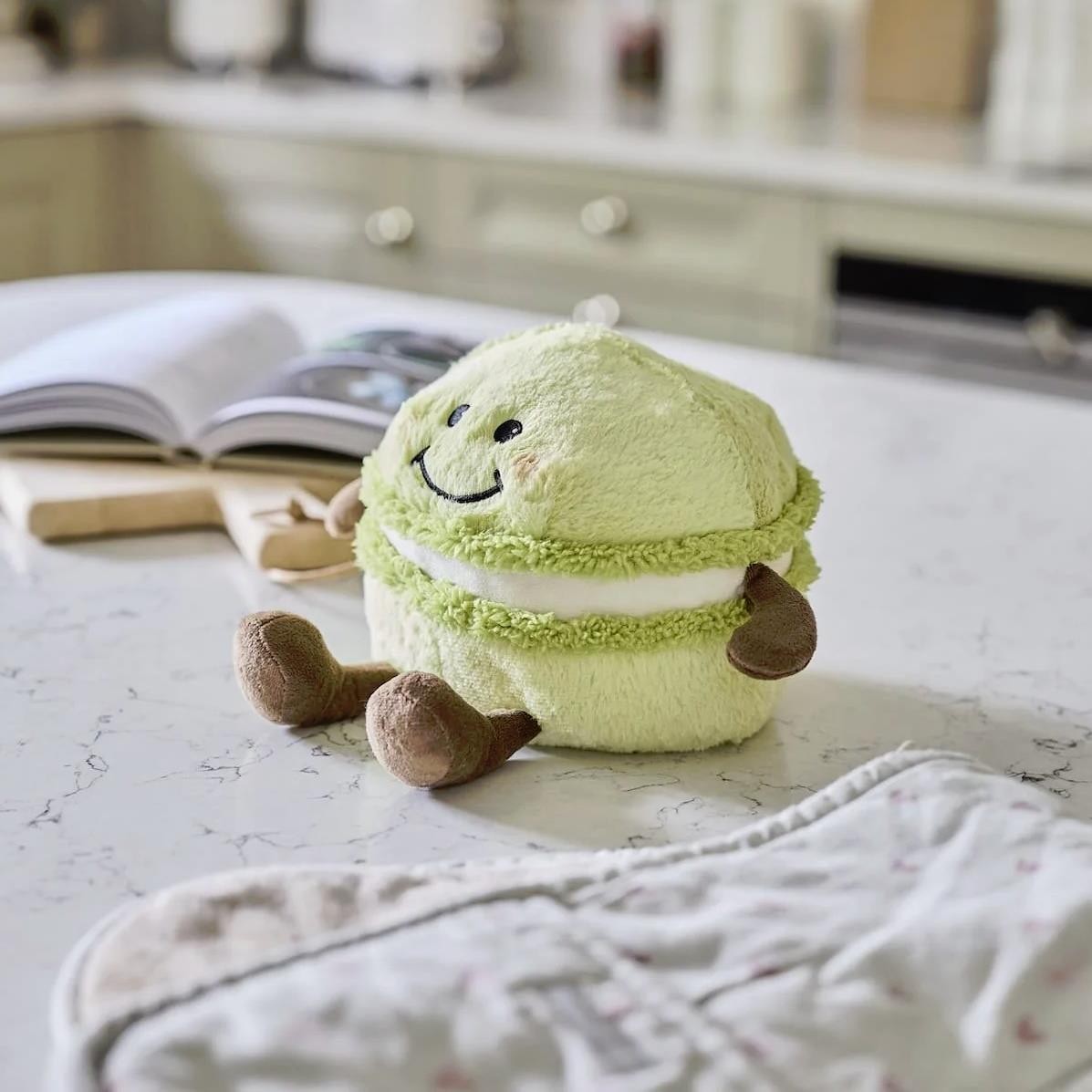 Microwavable Heatable Soft Toy Hot Cold Heat Pack Lavender Scent Plush Macaroon