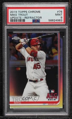 2019 Topps Chrome Update Target All-Star Game Refractor /250 Mike Trout #76 5n0