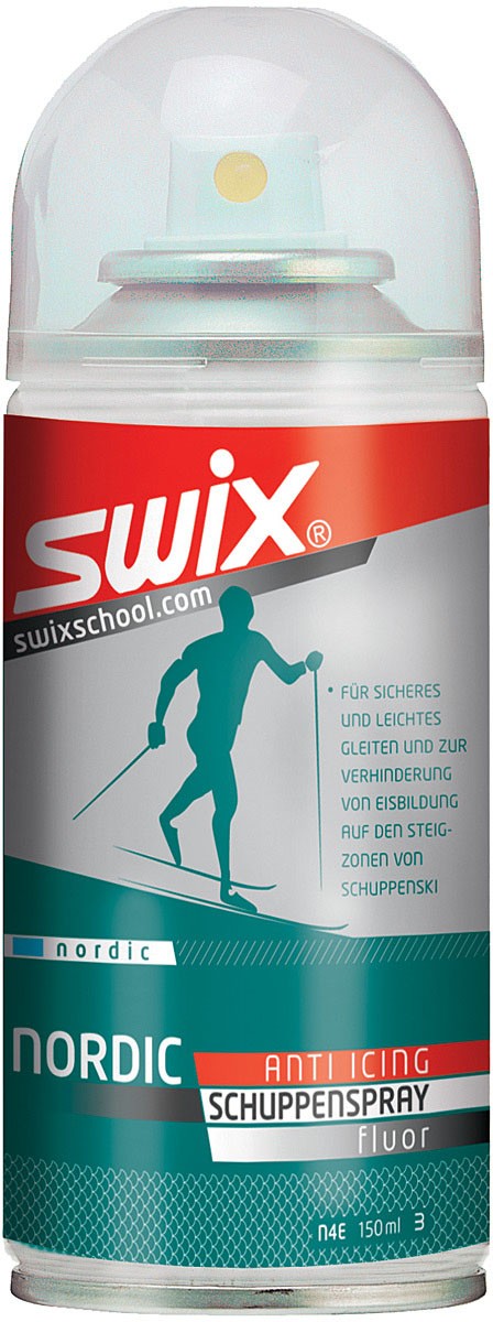 Swix Nordic Schuppen Spray 5 унций | Аэрозольный воск Easy Glide для лыж без воска